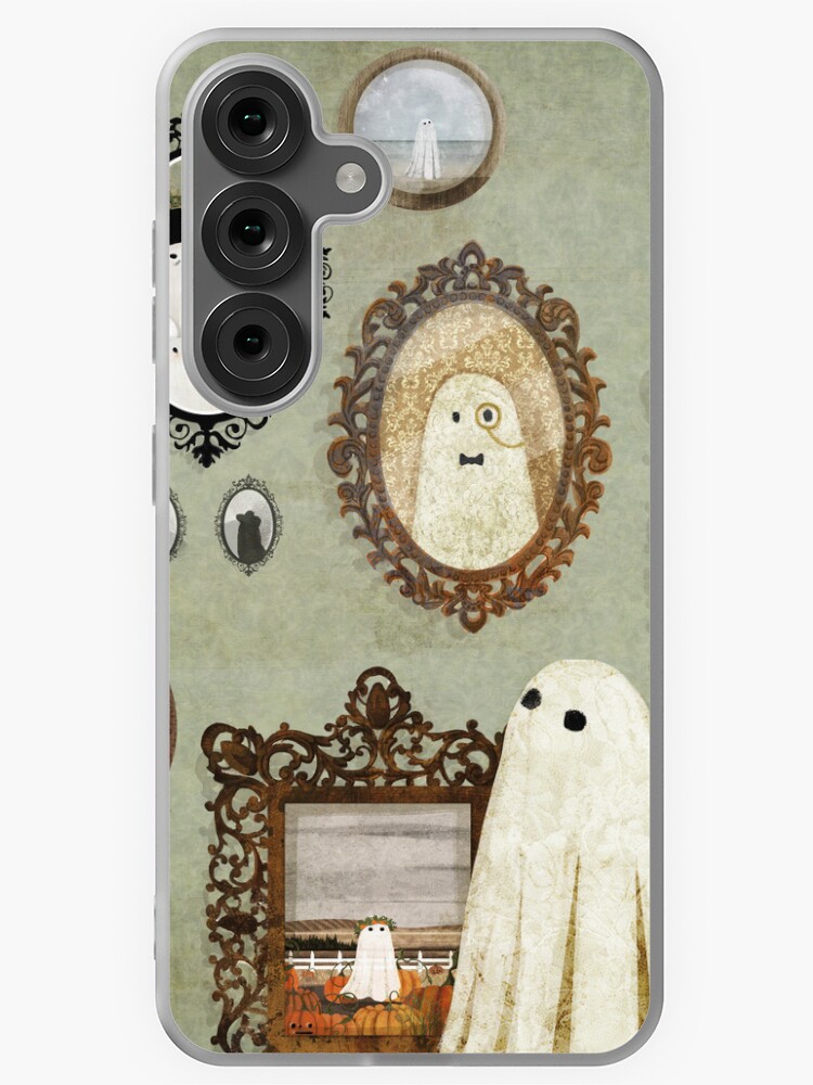 Thumbnail 1 of 4, Samsung Galaxy Phone Case, There's A Ghost in the Portrait Gallery designed and sold by katherineblower.