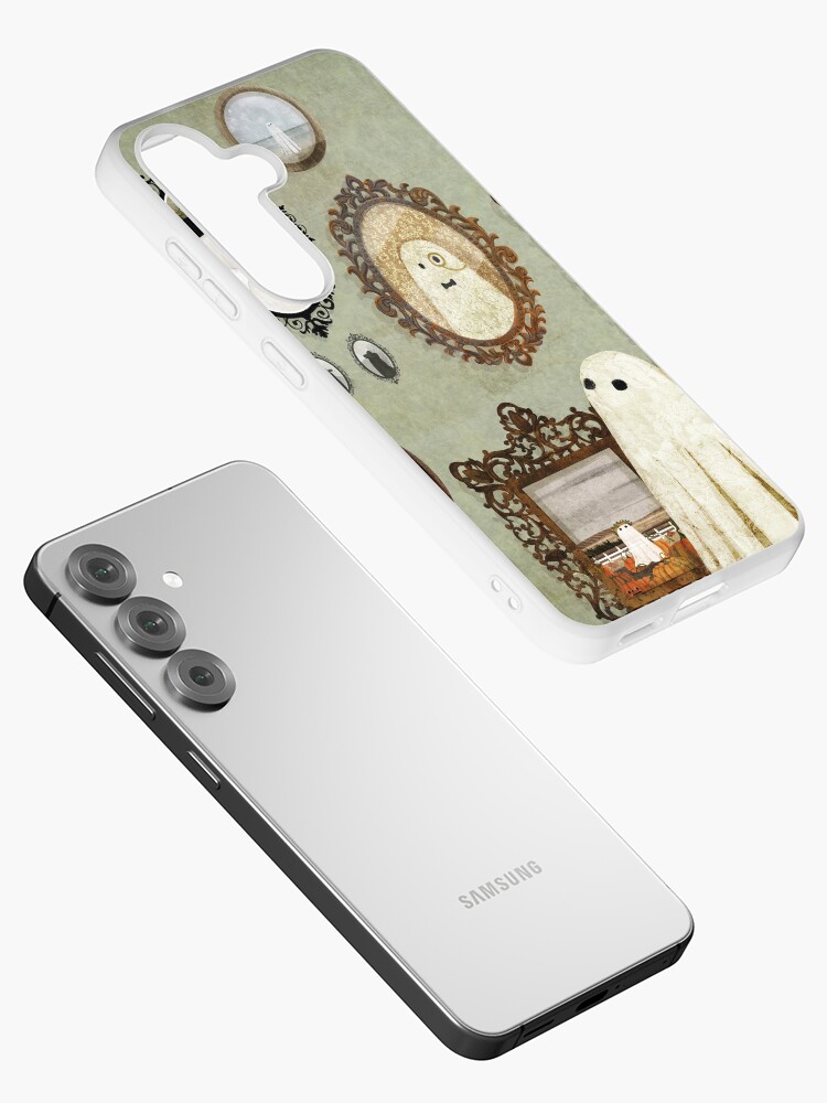 Thumbnail 2 of 4, Samsung Galaxy Phone Case, There's A Ghost in the Portrait Gallery designed and sold by katherineblower.
