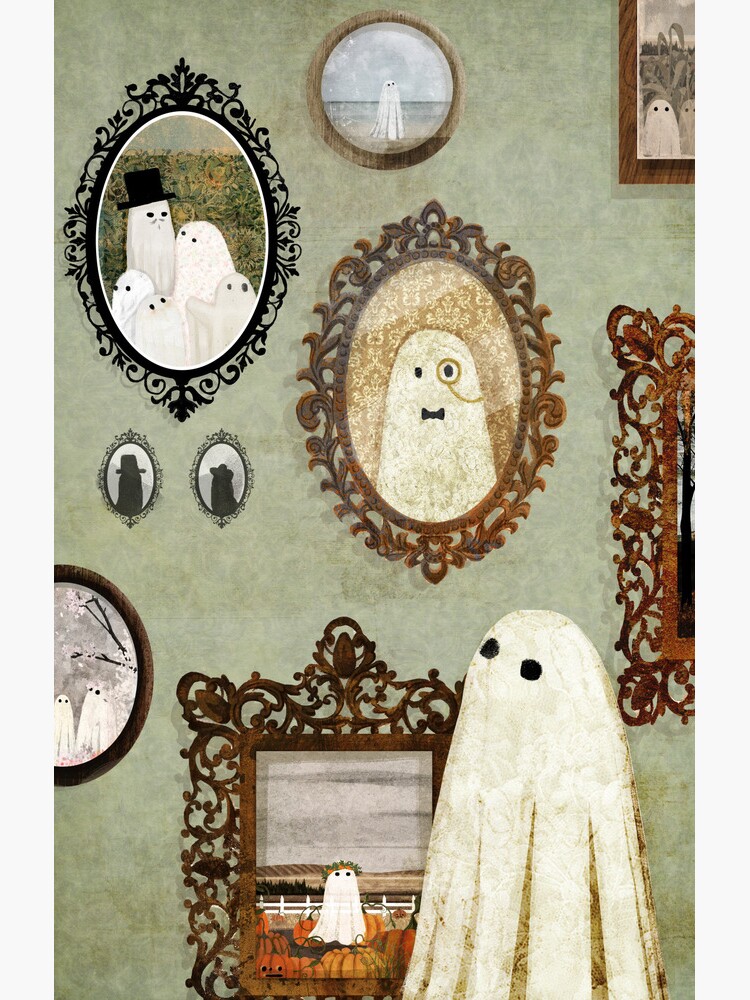 Thumbnail 4 of 4, Samsung Galaxy Phone Case, There's A Ghost in the Portrait Gallery designed and sold by katherineblower.