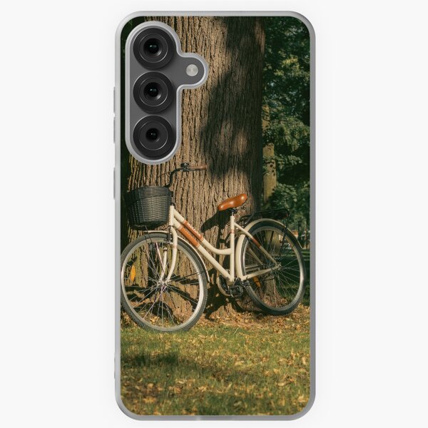 Item preview, Bicycle leanin on a tree designed and sold by aki-photopedia.