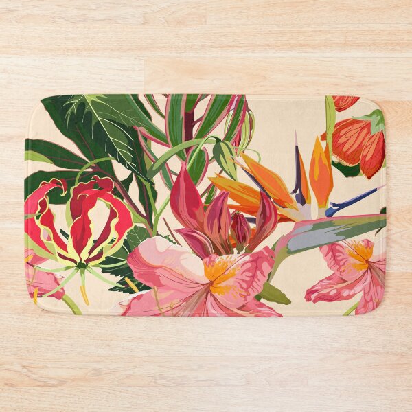 Item preview, Seamless pattern with pink Oleander and tropical flowers. Rhododendron Cosmopolitan flowers. designed and sold by MatyKotiv.