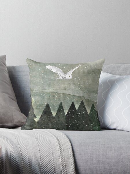 Vista previa del artículo con la obra «Buho Nevado», diseñado y vendido por katherineblower.