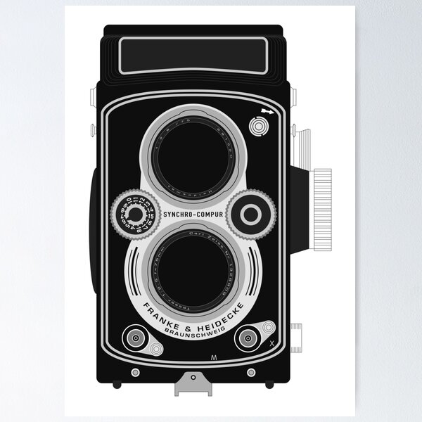 Aperçu de l'œuvre Rolleiflex créée et vendue par dimensionfourD4.