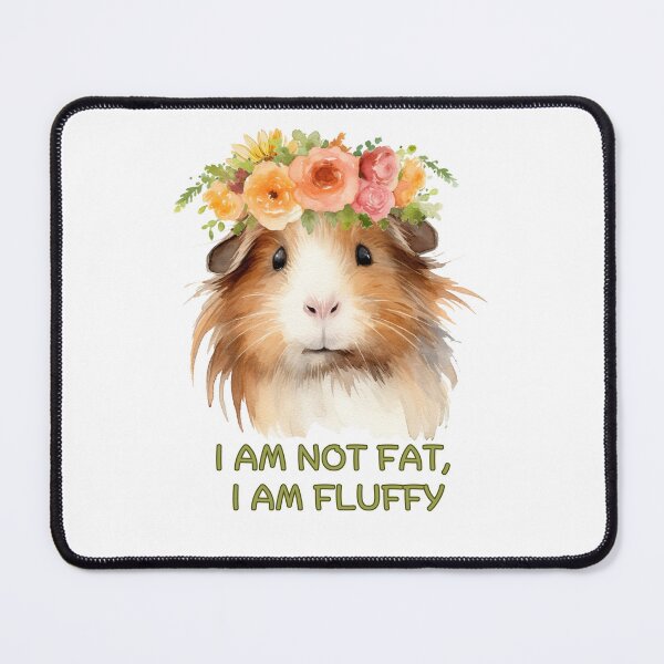 Item preview, I AM NOT FAT, I AM FLUFFY designed and sold by DanaTees.