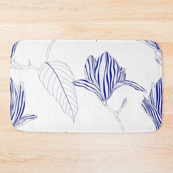 Item preview, Ilustración de flores y hojas de magnolia exótica. designed and sold by MatyKotiv.