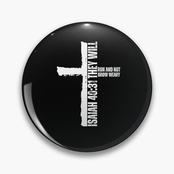 Item preview, They will run and not grow weary workout gym cross passage designed and sold by snowry.