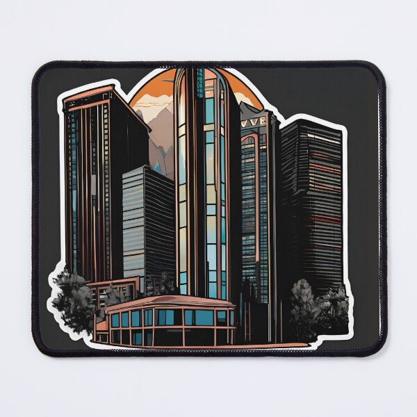 Item preview, Urban Denver Dreams | Downtown Pulse Art | Cityscape Denver Vibes designed and sold by perivili.