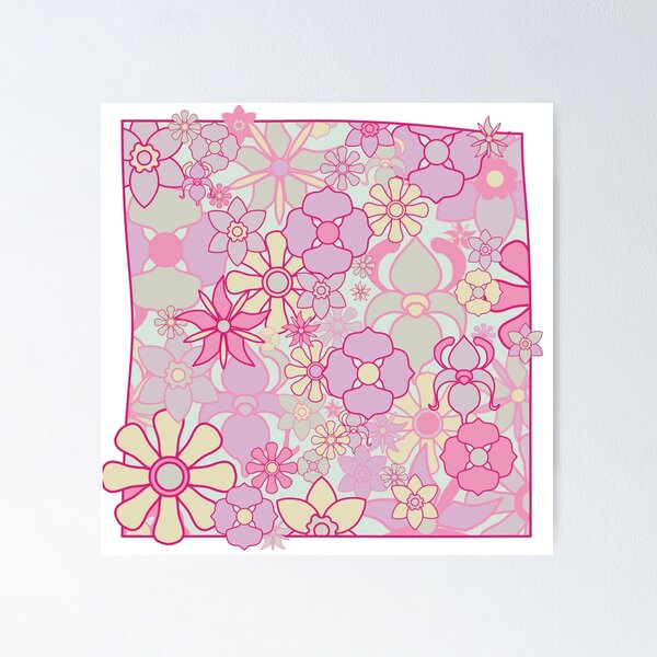Item preview, Patchword of Flower, nature inspired design, rose palette. designed and sold by JoseYeste.