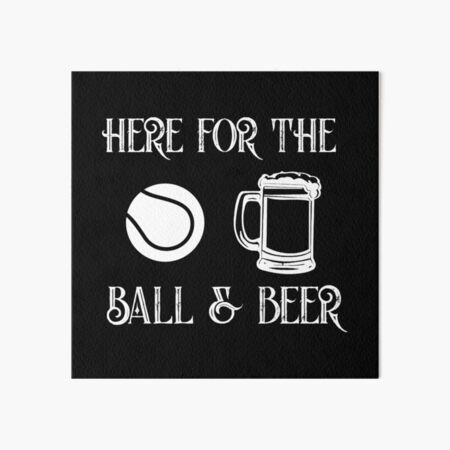 Item preview, Balls & Beer Funny Tennis Alley Sport Drinking designed and sold by miaa-artistshop.