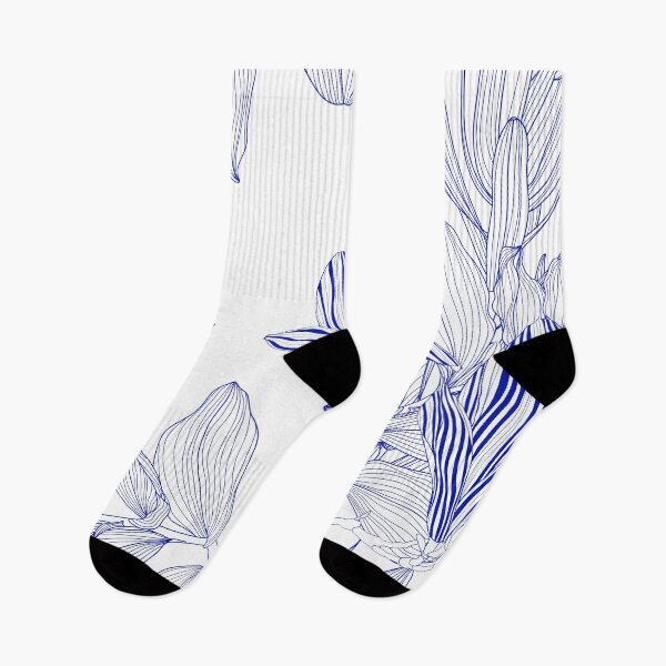 Item preview, Exotic flowers and palm leaves illustration. designed and sold by MatyKotiv.