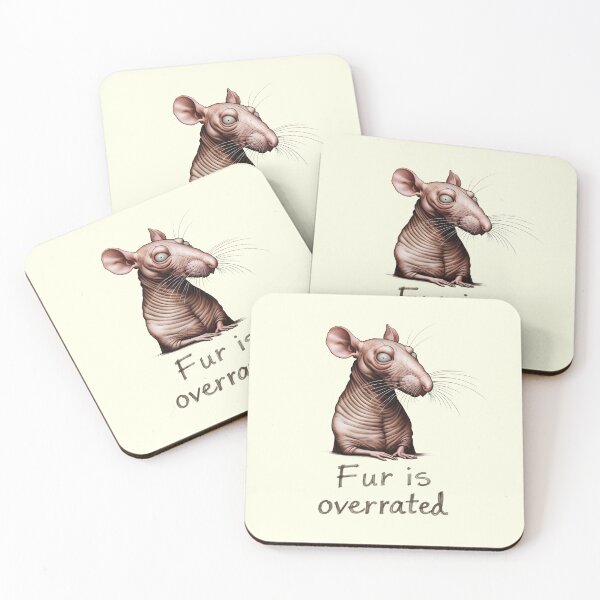 Item preview, Fur is Overrated! Confidence Comes Without Fur designed and sold by twisted-dot.