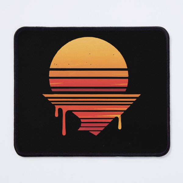 Item preview, Retro Sunset Dripping Aesthetic – Minimalist Vaporwave Art designed and sold by Moss and Moon Studio.