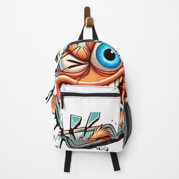 Item preview, Crazy Shattered Screen Face – Funny Cartoon Art designed and sold by gtrock.