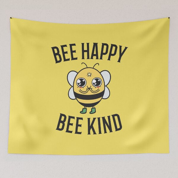 Item preview, Bee Happy Bee Kind designed and sold by 87-Aesthetics.