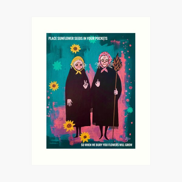 Vista previa del artículo con la obra «Babushkas», diseñado y vendido por elgatogomez.