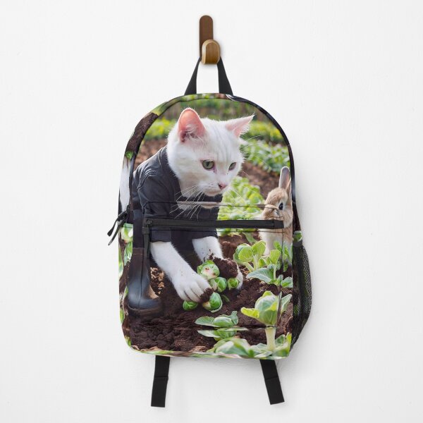 Item preview, Cat and Rabbit Planting Cabbage designed and sold by M-Y-A-R-T-.