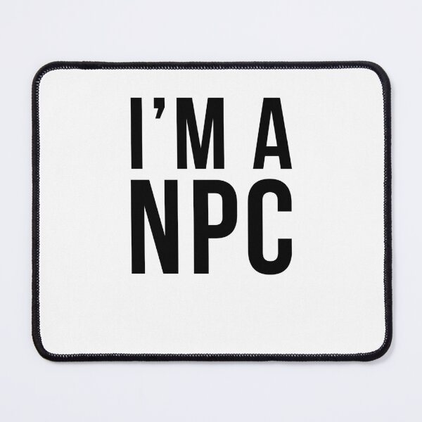 Item preview, I'm a NPC funny gamer humor Halloween costume Larping designed and sold by snowry.