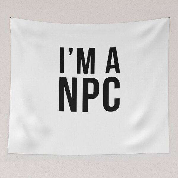 Item preview, I'm a NPC funny gamer humor Halloween costume Larping designed and sold by snowry.
