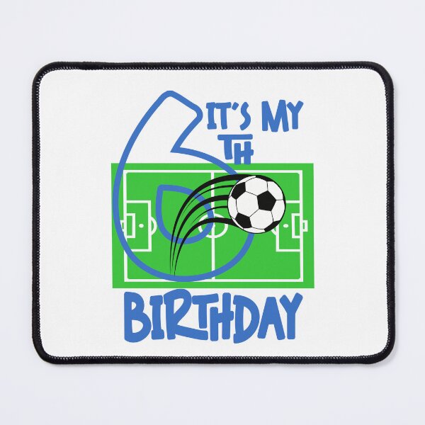 Item preview, It's my 6 birthday soccer player designed and sold by giftfromheart.