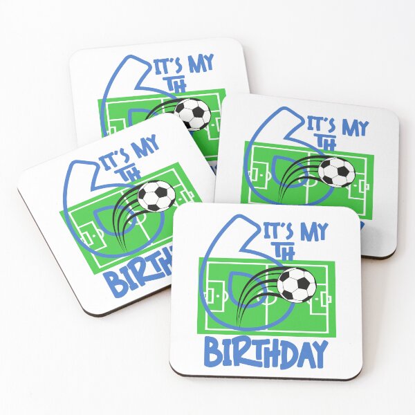 Artikelvorschau, Es ist mein 6. Geburtstag Fußballspieler entworfen und verkauft von giftfromheart.