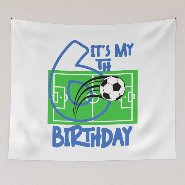 Item preview, It's my 6 birthday soccer player  designed and sold by giftfromheart.