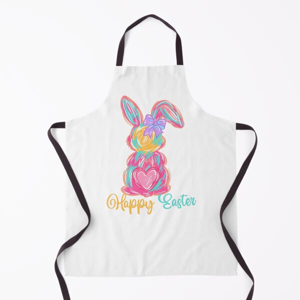 Item preview, Colorful Brushstroke Easter Bunny with Heart and Bow Gifts designed and sold by Maniutek.