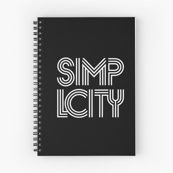 Item preview, Text "simplicity" with minimalist typography designed and sold by Zineshopz.