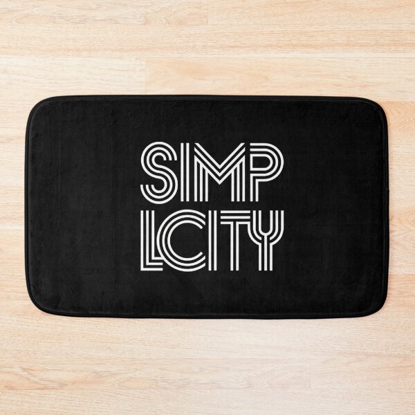 Item preview, Text "simplicity" with minimalist typography designed and sold by Zineshopz.