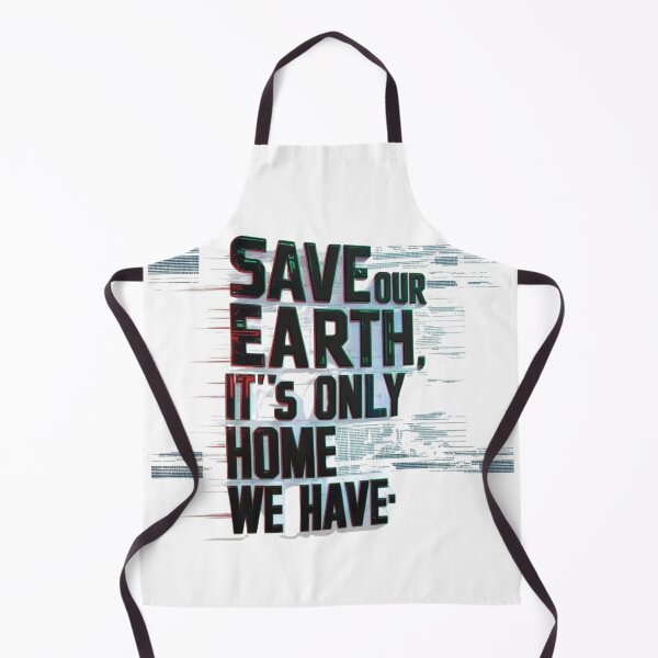 Item preview, Save Our Earth Glitch Typography designed and sold by ibobo4656.