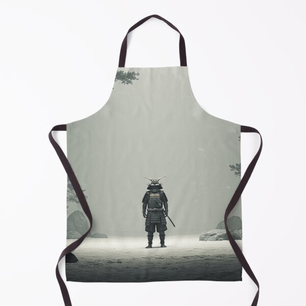 Item preview, Samurai Standing in a Serene Garden designed and sold by store-wasabi.