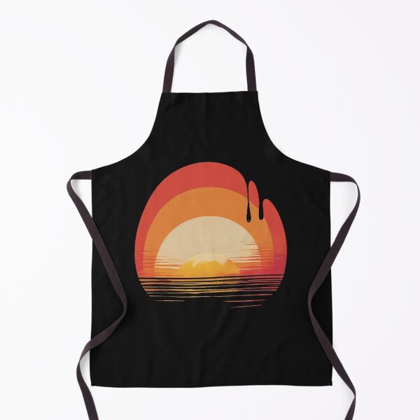 Item preview, Retro Sunset Dripping Aesthetic – Minimalist Vaporwave Art designed and sold by Moss and Moon Studio.