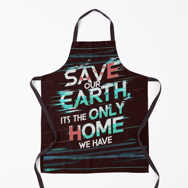 Item preview, Save Our Earth Glitch Typography designed and sold by ibobo4656.