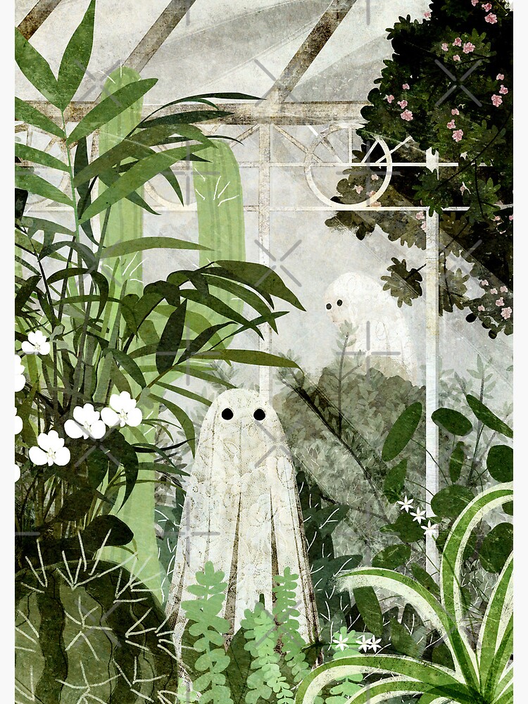 Thumbnail 3 of 3, Journal, There's A Ghost in the Greenhouse Again designed and sold by katherineblower.