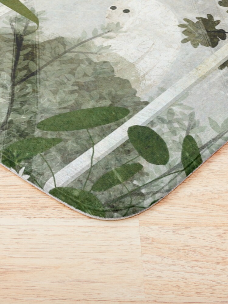 Thumbnail 3 of 6, Bath Mat, There's A Ghost in the Greenhouse Again designed and sold by katherineblower.