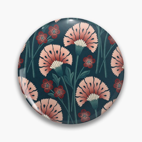 Item preview, Double Carnation stylized Heritage Revival Victorian era  designed and sold by Designsbyluzia.