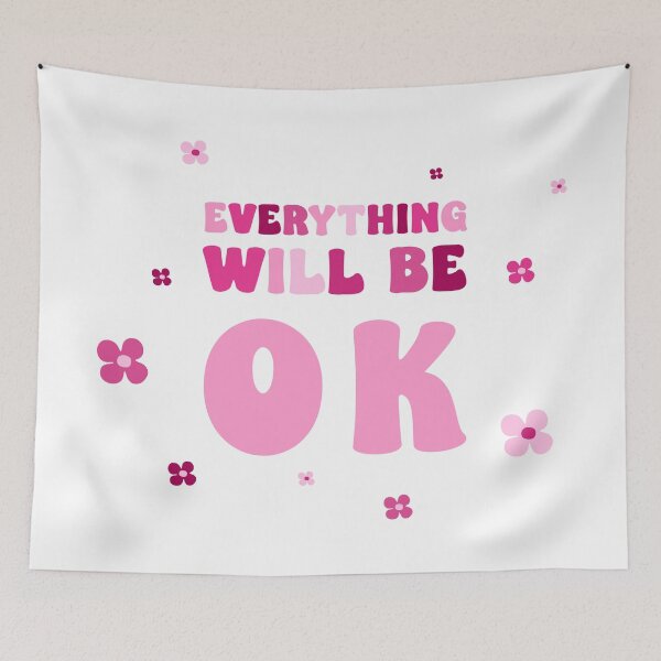 Item preview, Everything Will Be OK, Unique designed and sold by villacreativa.
