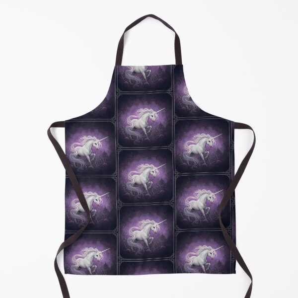 Item preview, Poster Enchanted Unicorn Elven Companionship Fantasy Magic White designed and sold by ART ATTACK ZONE.