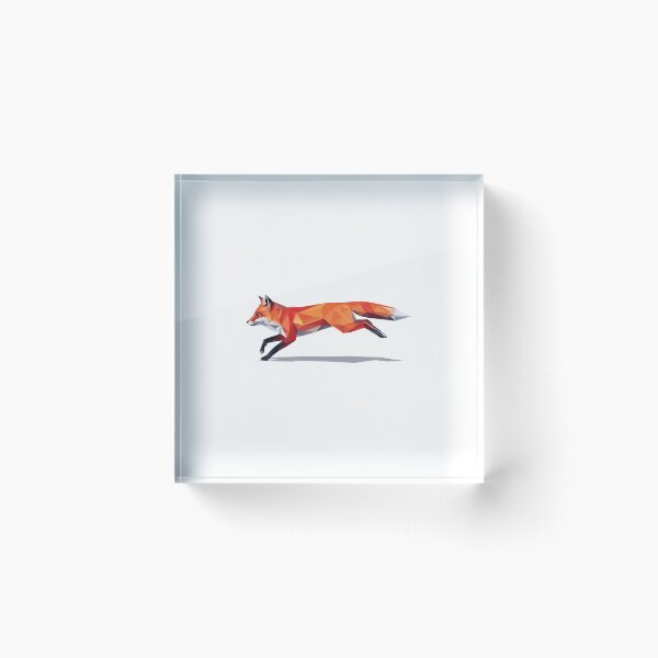 Item preview, Modern Trendy Geometric fox Polygonal animal design Red Fox designed and sold by SOUFIANE1991.
