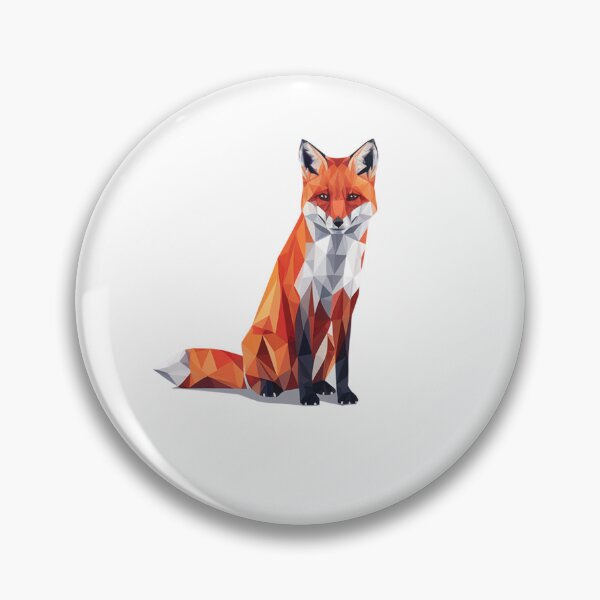 Item preview, Modern Trendy Geometric fox Polygonal animal design Red Fox designed and sold by SOUFIANE1991.