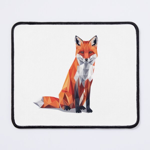 Item preview, Modern Trendy Geometric fox Polygonal animal design Red Fox designed and sold by SOUFIANE1991.