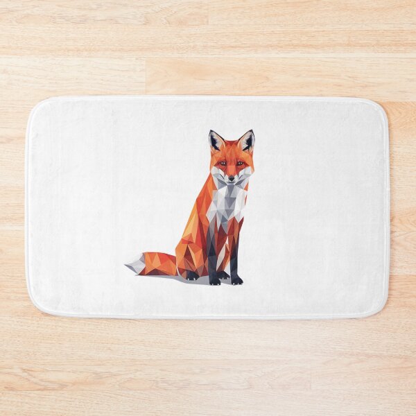 Item preview, Modern Trendy Geometric fox Polygonal animal design Red Fox designed and sold by SOUFIANE1991.