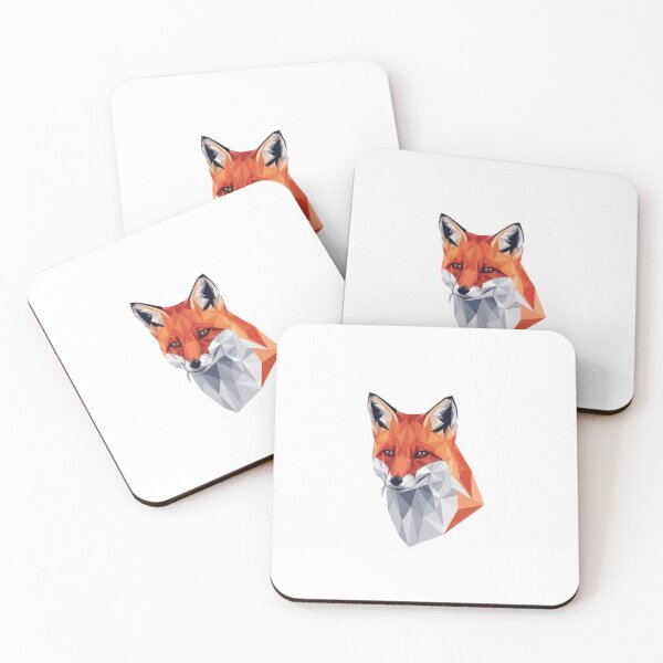 Item preview, Modern Trendy Geometric fox Polygonal animal design Red Fox designed and sold by SOUFIANE1991.