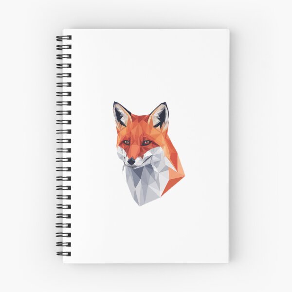 Item preview, Modern Trendy Geometric fox Polygonal animal design Red Fox designed and sold by SOUFIANE1991.