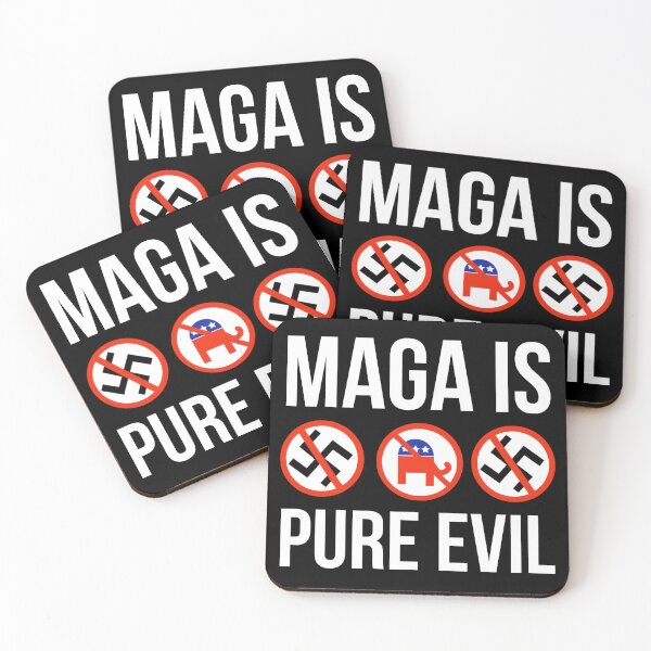 Item preview, MAGA is pure evil  designed and sold by Rachel the Artist .