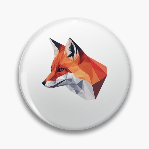 Item preview, Modern Trendy Geometric fox Polygonal animal design Red Fox designed and sold by SOUFIANE1991.