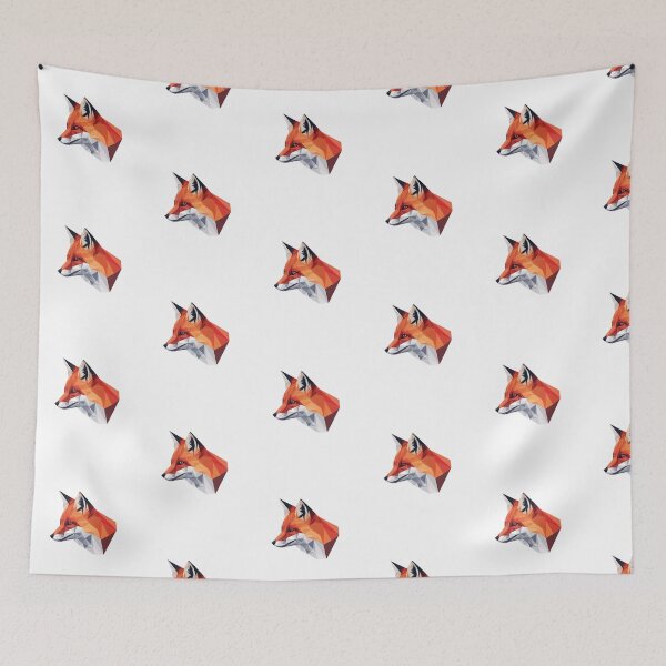 Item preview, Modern Trendy Geometric fox Polygonal animal design Red Fox designed and sold by SOUFIANE1991.