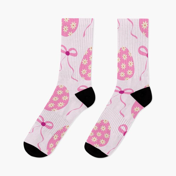 Artikelvorschau, Kokette Blumen-Ostereier mit rosa Schleifen-Muster entworfen und verkauft von Yasminepatterns .