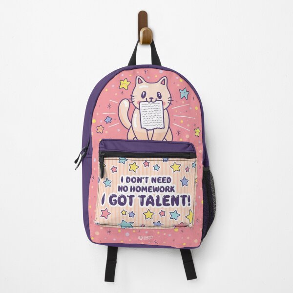 Item preview, Kawaii Cat | No Homework designed and sold by Kupiart Design.