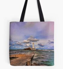 St. Mary's Lighthouse Tote Bag