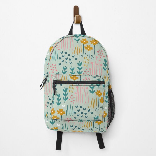Item preview, Spring Floral Mushroom Garden Mint Green designed and sold by Prajakta Rao.